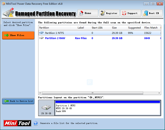 recover-emails-on-windows-7-select-desired-partition
