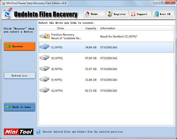 outlook-email-recovery-software-undelete-files-recovery-interface